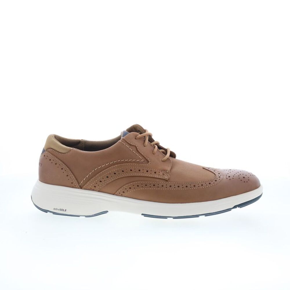 Rockport Mens Noah Wingtip Brown Shoes (NWT)